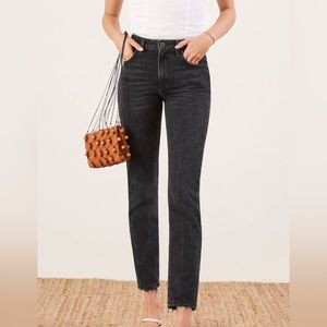 Reformation Black Jeans